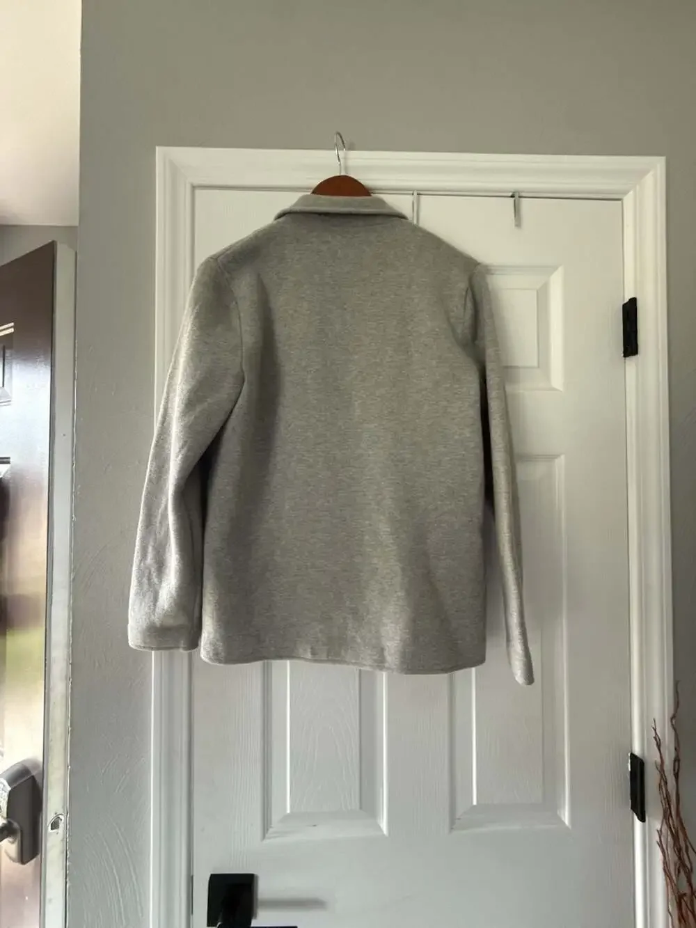 J. Crew Men's Heather Grey Cotton Knit Blazer Size S